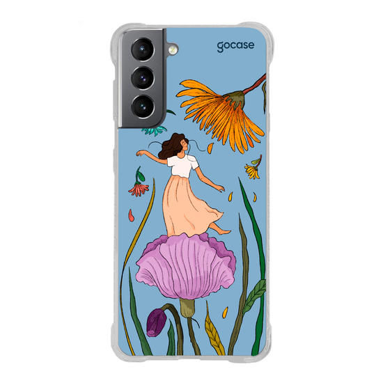 Capinha para celular  Flor e Alma - Garota