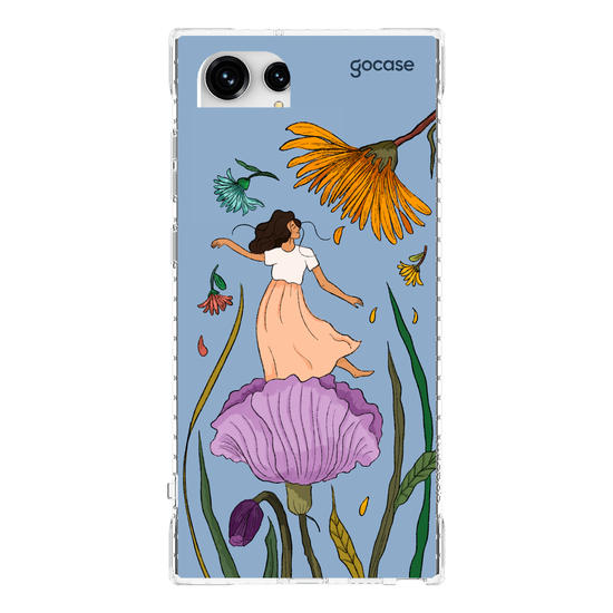 Capinha para celular  Flor e Alma - Garota