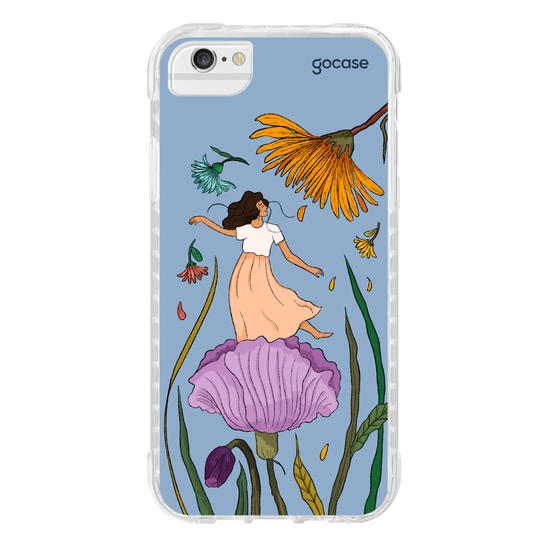 Capinha para celular  Flor e Alma - Garota