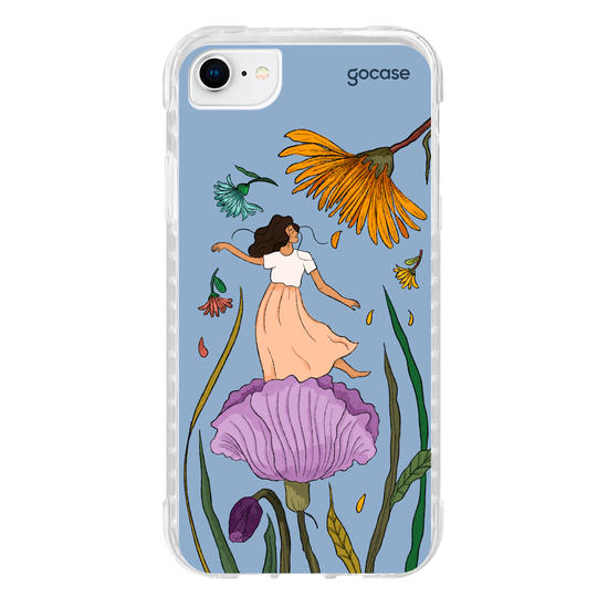 Capinha para celular  Flor e Alma - Garota