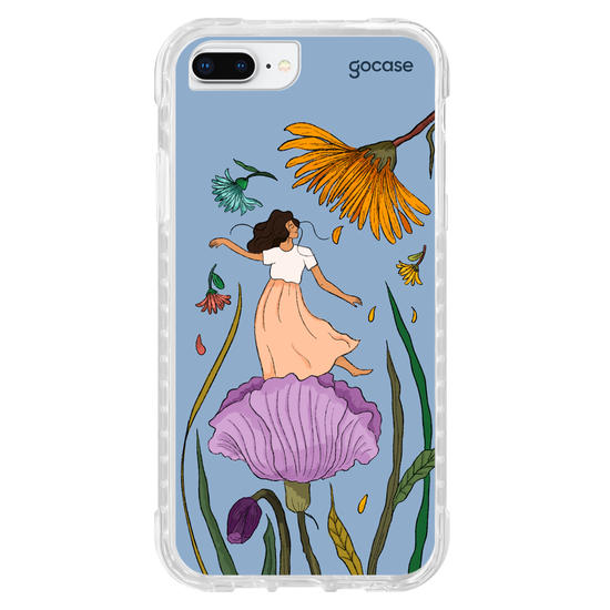 Capinha para celular  Flor e Alma - Garota