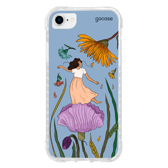 Capinha para celular  Flor e Alma - Garota