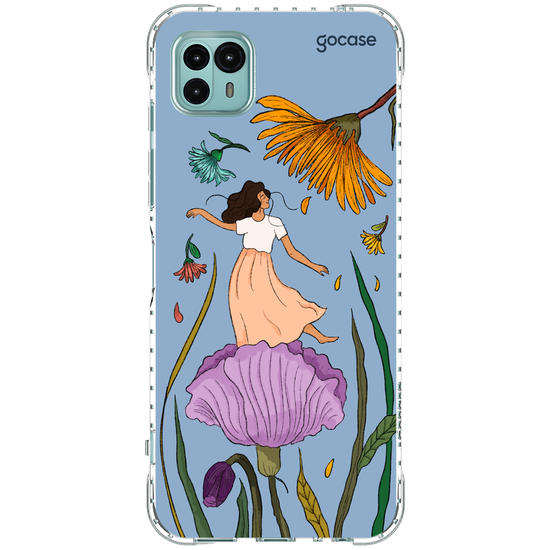 Capinha para celular  Flor e Alma - Garota