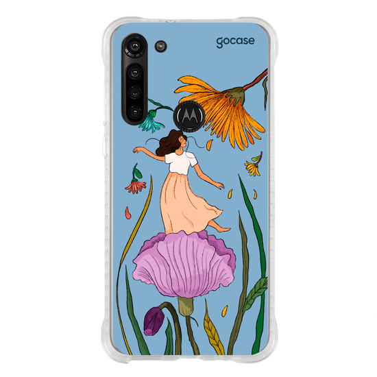 Capinha para celular  Flor e Alma - Garota