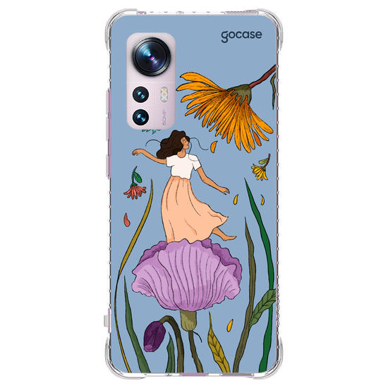 Capinha para celular  Flor e Alma - Garota