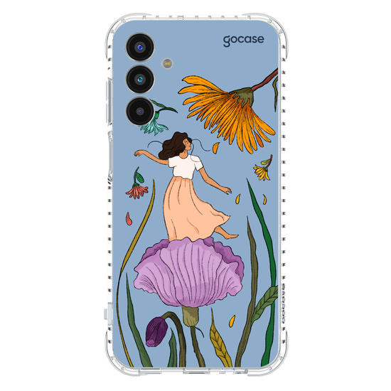 Capinha para celular  Flor e Alma - Garota