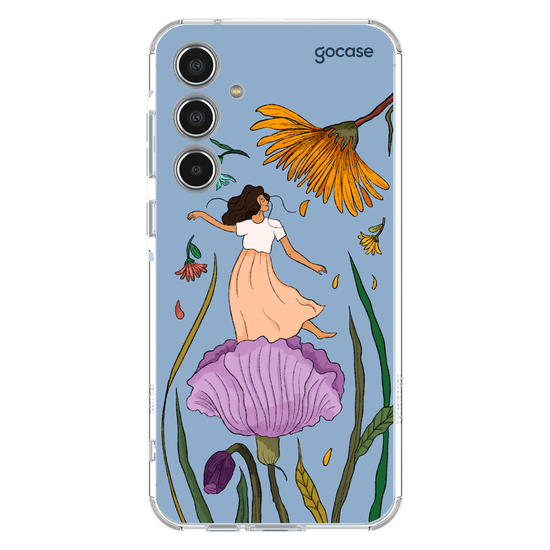 Capinha para celular  Flor e Alma - Garota