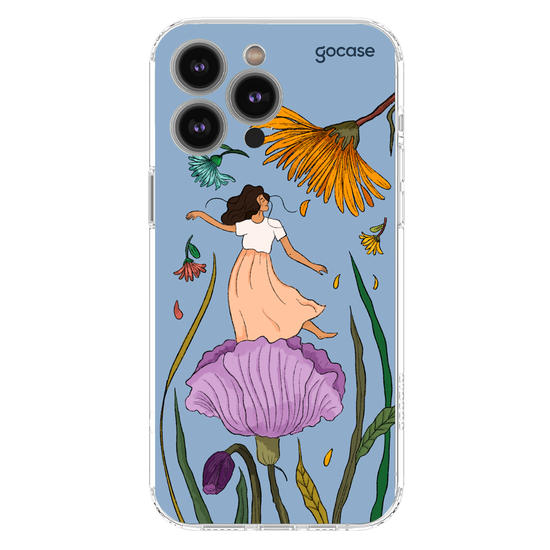 Capinha para celular  Flor e Alma - Garota