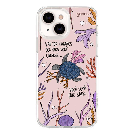 Capinha para celular Flor e Alma - Tartaruga