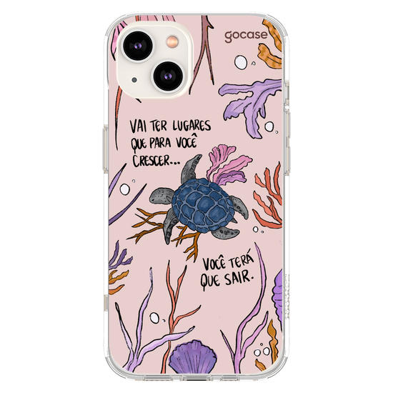 Capinha para celular  Flor e Alma - Tartaruga