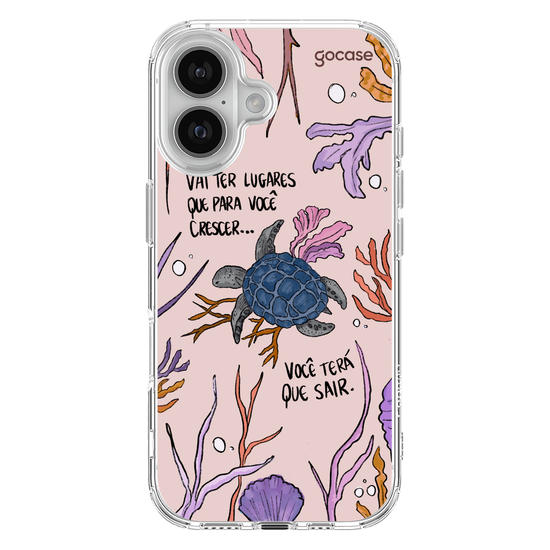 Capinha para celular  Flor e Alma - Tartaruga
