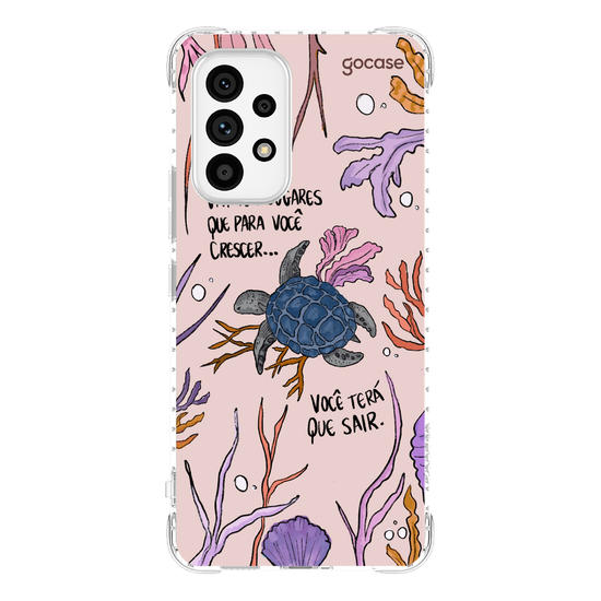 Capinha para celular  Flor e Alma - Tartaruga