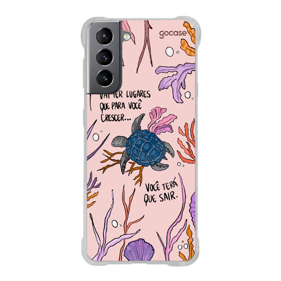 Capinha para celular  Flor e Alma - Tartaruga