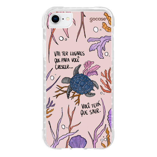 Capinha para celular  Flor e Alma - Tartaruga