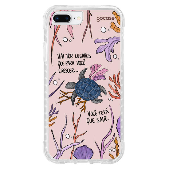 Capinha para celular  Flor e Alma - Tartaruga