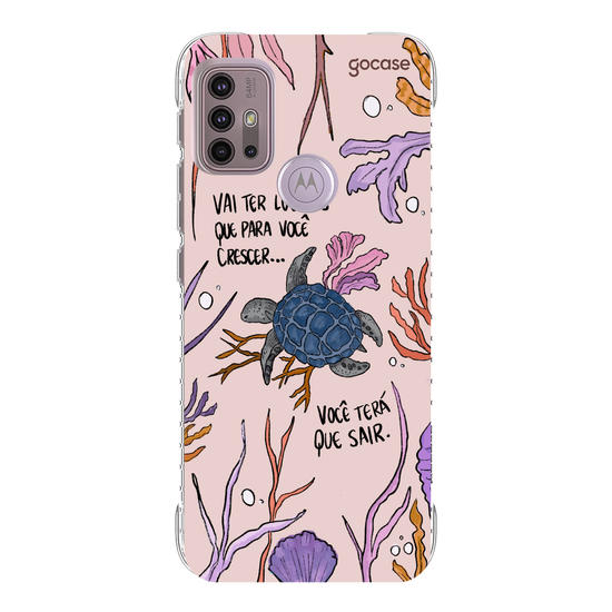 Capinha para celular  Flor e Alma - Tartaruga