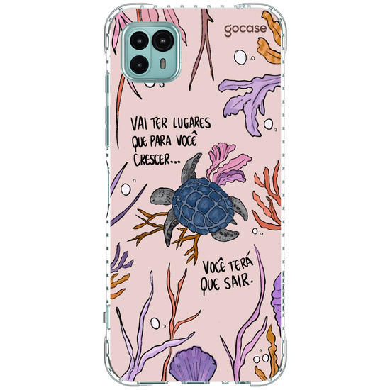Capinha para celular  Flor e Alma - Tartaruga