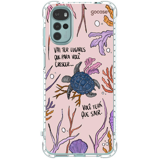 Capinha para celular  Flor e Alma - Tartaruga