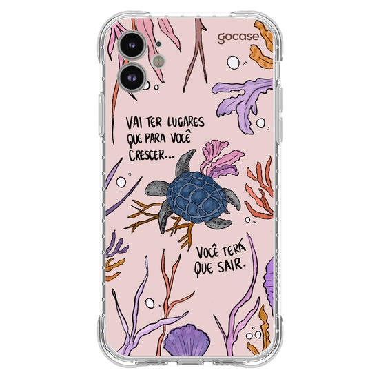 Capinha para celular  Flor e Alma - Tartaruga
