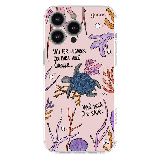 Capinha para celular  Flor e Alma - Tartaruga