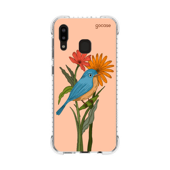 Capinha para celular  Flor e Alma - Pássaro