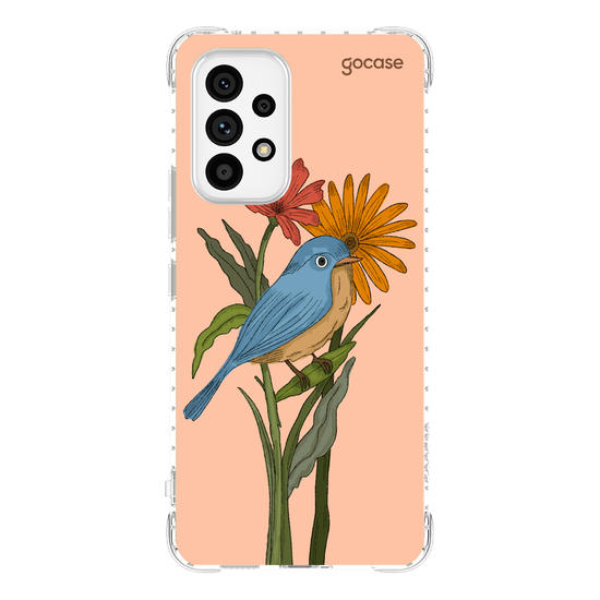 Capinha para celular  Flor e Alma - Pássaro