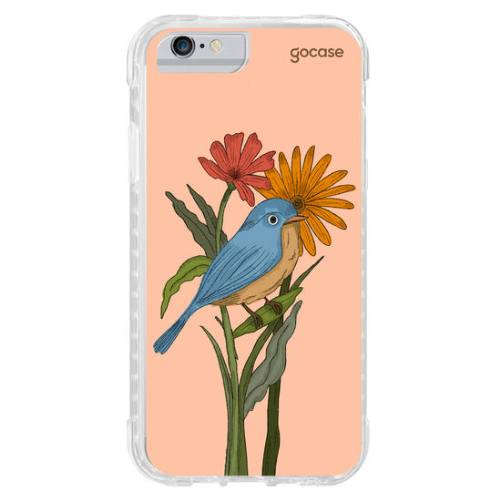Capinha para celular  Flor e Alma - Pássaro