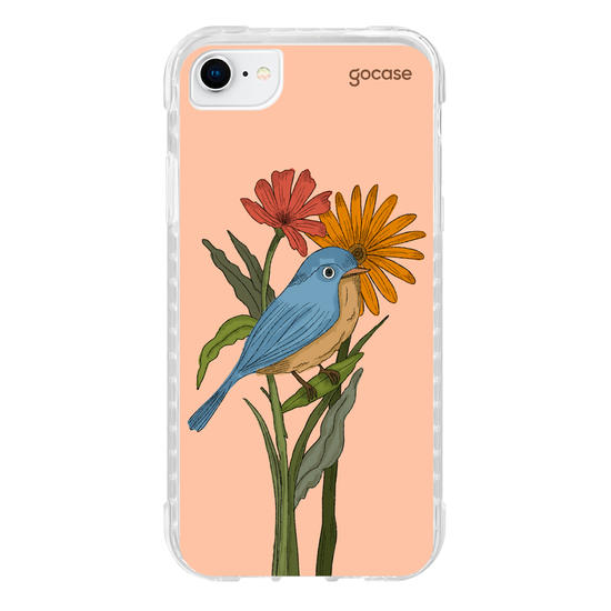 Capinha para celular  Flor e Alma - Pássaro