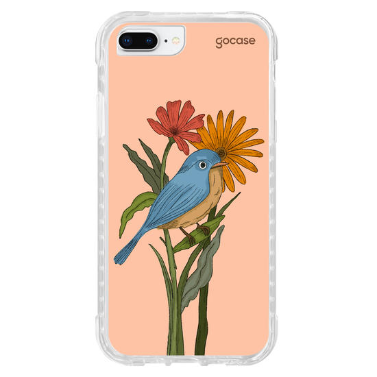 Capinha para celular  Flor e Alma - Pássaro