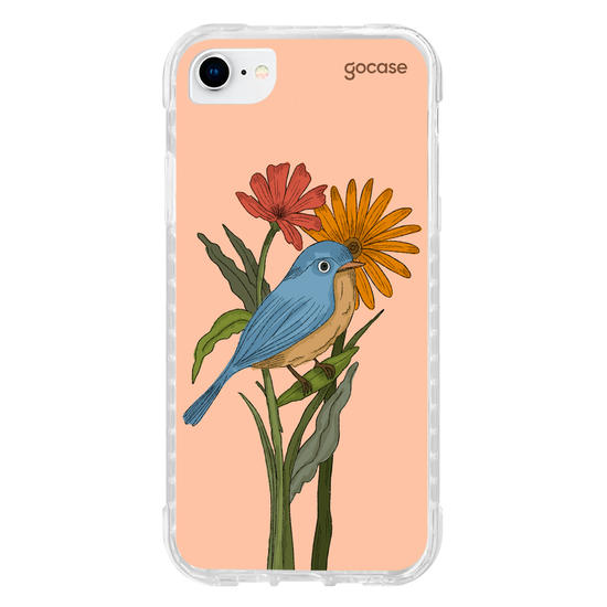 Capinha para celular  Flor e Alma - Pássaro
