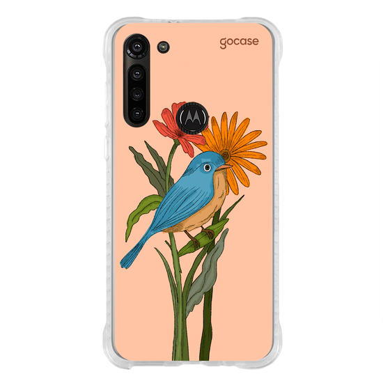 Capinha para celular  Flor e Alma - Pássaro