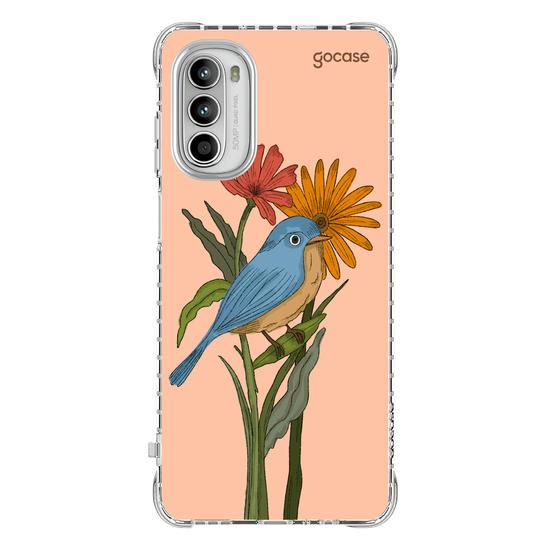 Capinha para celular  Flor e Alma - Pássaro