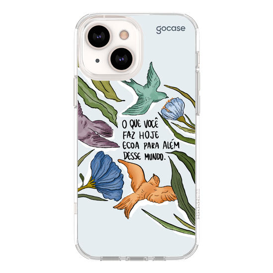 Capinha para celular  Flor e Alma - Mundo