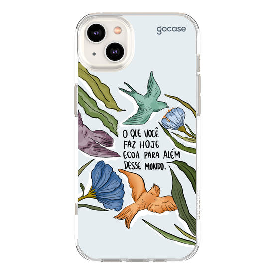 Capinha para celular  Flor e Alma - Mundo