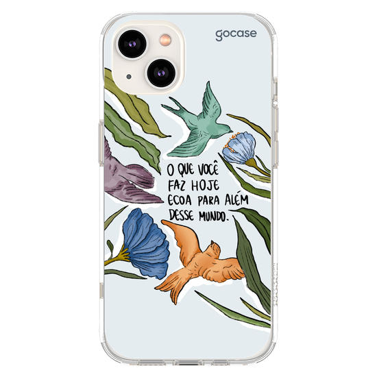Capinha para celular  Flor e Alma - Mundo