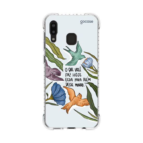 Capinha para celular  Flor e Alma - Mundo