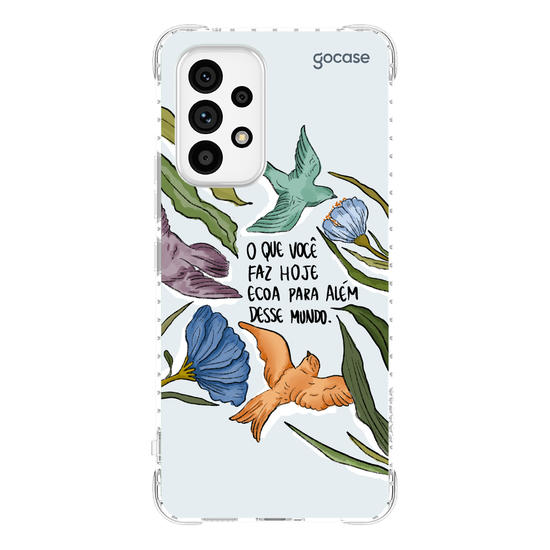 Capinha para celular  Flor e Alma - Mundo