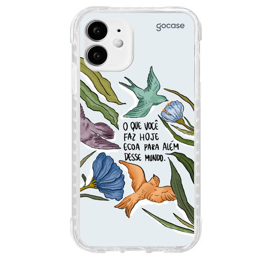 Capinha para celular  Flor e Alma - Mundo