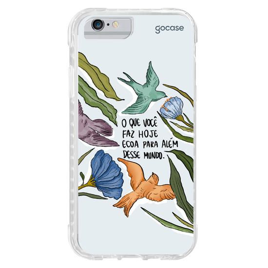 Capinha para celular  Flor e Alma - Mundo