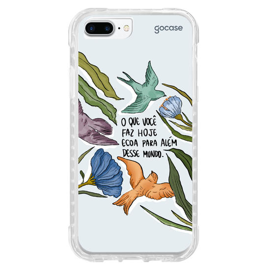 Capinha para celular  Flor e Alma - Mundo