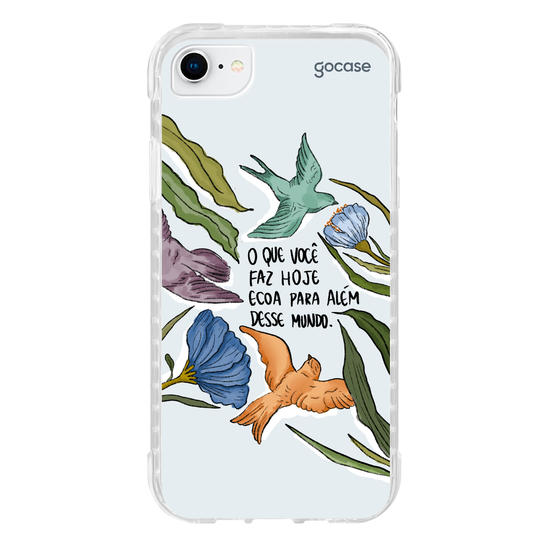 Capinha para celular  Flor e Alma - Mundo