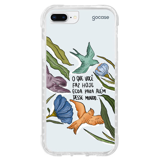 Capinha para celular  Flor e Alma - Mundo