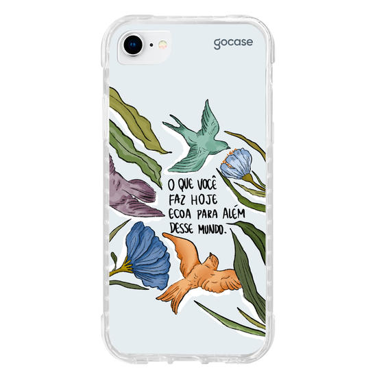 Capinha para celular  Flor e Alma - Mundo