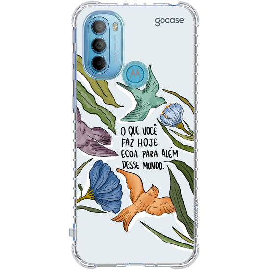 Capinha para celular  Flor e Alma - Mundo