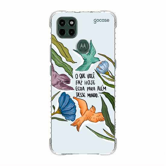 Capinha para celular  Flor e Alma - Mundo