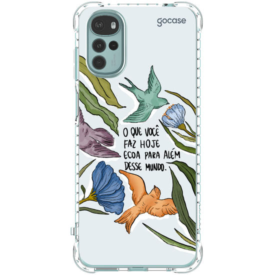 Capinha para celular  Flor e Alma - Mundo