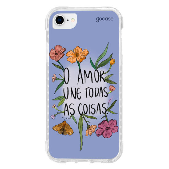 Capinha para celular  Flor e Alma - Amor