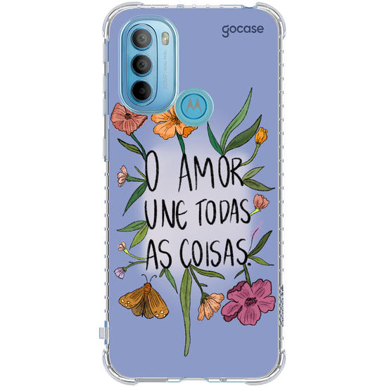 Capinha para celular  Flor e Alma - Amor