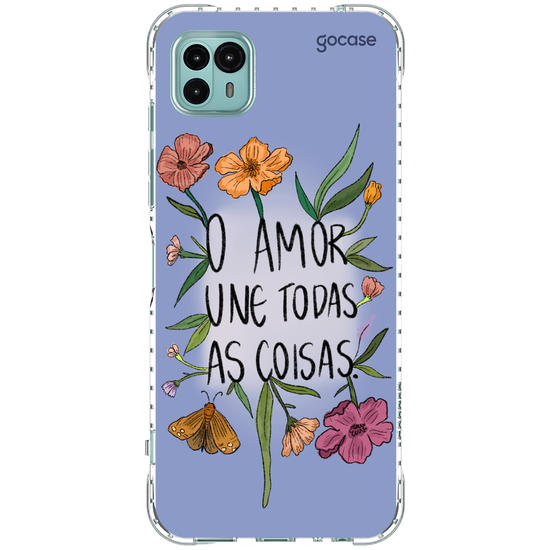 Capinha para celular  Flor e Alma - Amor