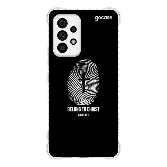 Capinha para celular  Belong to Christ - Isaiah 43:1